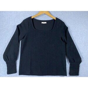 Madewell Black Crew Neck Sweater